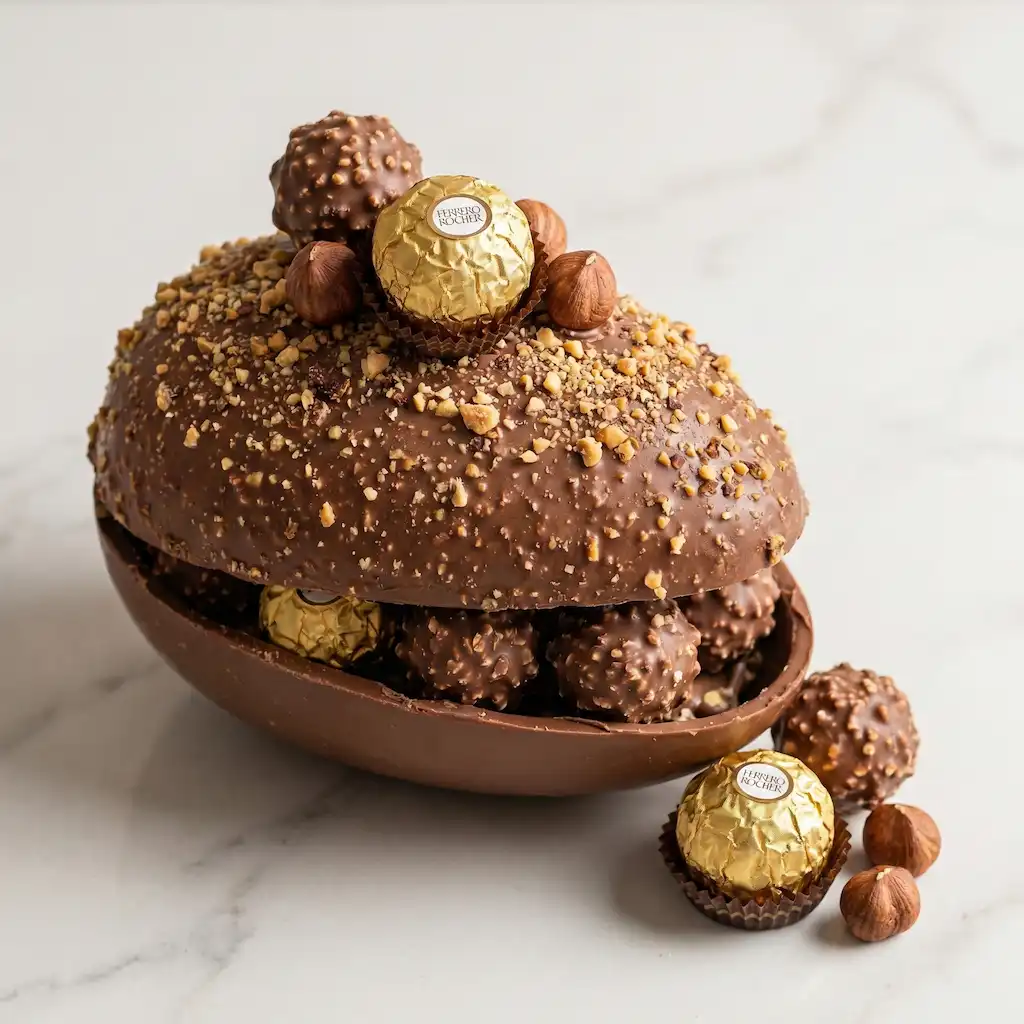 Ovo Ferrero Rocher Casca Crocante (Fechado)